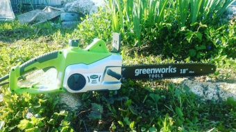 Пила цепная электрическая Greenworks GCS2046 (2000Вт, 45см) 20037