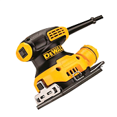 Виброшлифмашина DeWalt DWE6411-QS(230 Вт,140х115 мм,14000 об./мин.,28000 цикл/мин.,ход1.6 мм, 1,28кг