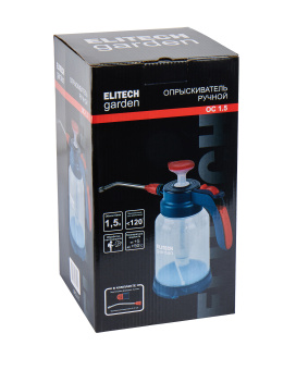 Опрыскиватель Elitech ОС 1.5 ручной,бак-1.5л, форсунки=2шт 210634