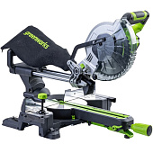 Торцовочная пила Greenworks GD24MS216 б/щ, 4800 об/мин,216x30мм,рез 65х310мм,с 1хАКБ 5Ач  1501707UG