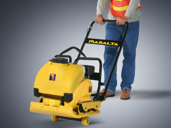 Виброплита MS 90-4 Masalta (4,0кВт (5,5л.с.),83кг,5500об.,13,0кН,600м²/ч,110x83x50) ВИБ054