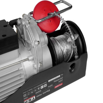 Таль электрическая TEH TTL500 (800Вт, 250/500кг, трос 12м, до 500кг на высоту до 6м, диам. троса 4мм