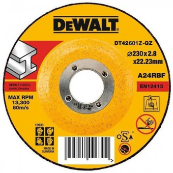 Круг отрезной DeWalt п/мет. 230*2,8мм Industrial DT42601Z-QZ
