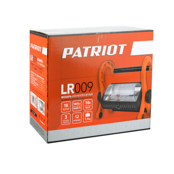 Фонарь Переносной Светодиодный PATRIOT LR 009, 18В, UES, 12светодиодов. (без аккумулятора и ЗУ)