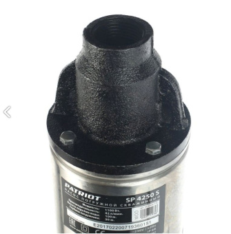 Насос PATRIOT SP 4250 S скважинный винтовой 1100 Вт, 2520 л/час, подъем - 100 м, кабель 26 315302462