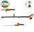 Высоторез аккум. DAPH 2221Li SET DAEWOO (21В, 20см, 1/4", 450мм, толщ.реза 15мм, АКБ 21В, 5А/ч+ЗУ)