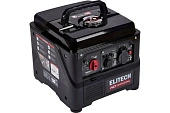 Бензогенератор Elitech HD GIS 1400R (инв,4-т,мак1,2/ном1кВт,т/б-3л,12кг,руч.ст,2USB,1роз230В-16А) 