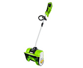 Снегоуборщик-снеголопата аккум. Greenworks GD40SSK2 (40V, 30см, бесщет, с 1хАКБ 2 Ач и ЗУ) 2600807UA