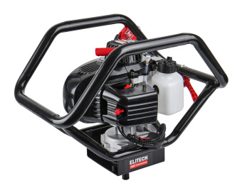 Мотобур  ELITECH HD EA 70D43 (2-такт,70см3,2.5кВт/3.3л.с,вал-ф20мм,шнек-ф4-30см,бак1.4л,11кг)