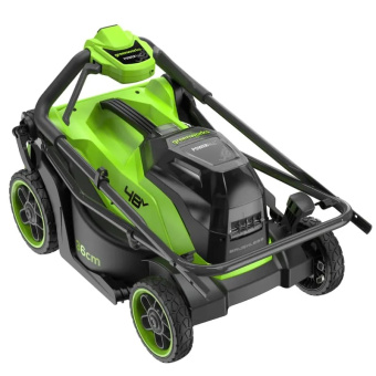 Газонокосилка аккум. Greenworks GD24X2LM361 (24V, бесщет,36см,с 2 АКБ,4Ач и ЗУ) 2520707UD