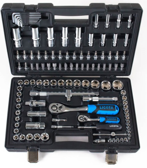 Набор инструмента Licota 1/4" и 1/2" 6гр 83 пр. ALK-8015F