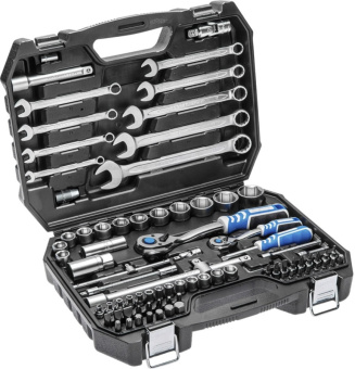 Набор инструмента HOGERT 95пр. 1/2" 1/4" (4-32мм) НТ1R226  40004