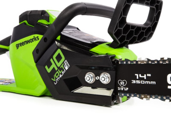 Пила цепная аккум. Greenworks GD40CS15K2 (40V, 35см, бесщет., до1,5 КВ, БЕЗ АКБ и ЗУ) 2005707