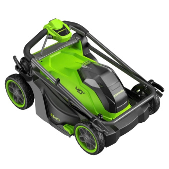 Газонокосилка аккум. Greenworks GD40LM411 (40V, 41см, 1*АКБ 5Ач и ЗУ) 2521007UG