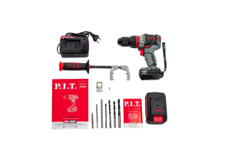 Шуруповерт PSB20H-13C/1 X-DRIVER (20В, 110Нм, мет патрон 13мм, 2ск,кор,2АЧ,ЗУ)P.I.T