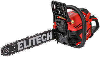 Бензопила Elitech ПБ 5226C (52см3,1.9кВт\2.6л.с.,шина38см,3200-12000об\мин,шаг-0.325",паз-1.3мм)
