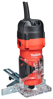 Фрезер Makita M3702 (кромочный,530Вт,35000об\м,цанга-6мм, глубина 42мм, антирестарт,1.4кг,кор)