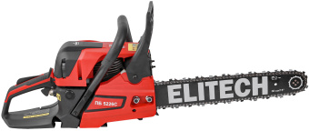 Бензопила Elitech ПБ 4523C (45см3,1.75кВт\2.4л.с.,шина38см,3200-12000об\мин,шаг-0.325",паз-1.3мм)