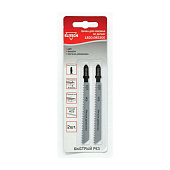 Пилки лобзиковые ELITECH T111C 1820.085300 (2шт, HCS, 75мм, рез 4-50мм) 190387