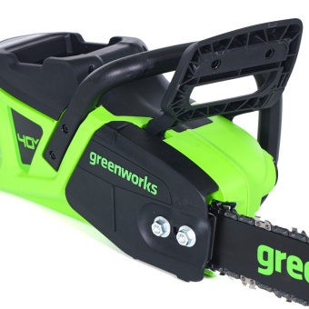 Пила цепная аккум. Greenworks GD40CS20Xk4 (40v, 40см, в комплекте с АКБ 4Ач и ЗУ) 2008807UB