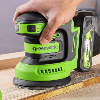 Эксцентриковая шлифмашина аккум. Greenworks OS325 (125мм,без АКБ и ЗУ) 3100907