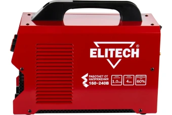 Сварочный полуавтомат Elitech ДМ ИС 180 СП(MIG/MAG,5.2кВт,30-180A(MIG),20-180А(MMA),ПВ=180А/60%)