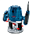 Фрезер BOSCH GOF 130 (1300Вт, 11000-28000об/мин, цанга 6-8мм, ход фрезы 55мм, 3,5кг) 06016B7000