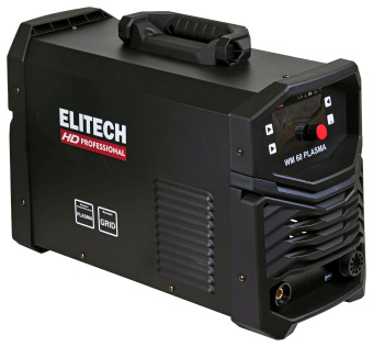 Аппарат плазменной резки ELITECH HD WM 60 PLASMA (220В,1фаза, 6.0кВт,20-50А,35мм,13.6кг,инвертер) 