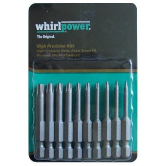 Набор бит Whirlpower 1/4" torx 50 мм 10 шт 96M-TX5001-WP