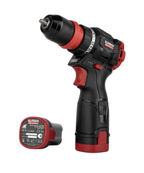 Шуруповерт аккум. Elitech HD CD 16 UL2(16В,2х2.0Ач,E-Power,БЗП-10мм,0-500/1700об/м,55Нм,0.63кг214224