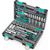 Набор инструментов Stels 1/2", 1/4" CrV пластик.кейс 69 предм 14108