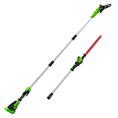 Высоторез/Кусторез аккум. Greenworks G40PSH (2в1, 40V, без АКБ и ЗУ) 1303907
