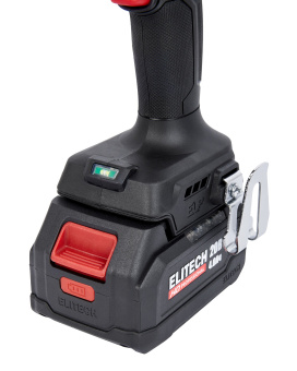Шуруповерт аккум. Elitech HD CD 20ISL2 (удар.20В,2х4.0Ач,ELP,БЗП-13мм,0-550\2100об\м,65Нм,1,2кг,чем)
