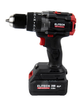 Шуруповерт аккум. Elitech HD CD 20 BL2 (удар.20В,1х4.0Ач,ELP,БЗП-13мм,0-550\1600об\м,130Нм,1,4кг)