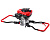 Мотобур  ELITECH HD EA 200HR (4-такт,196см3,3.7кВт/5.0л.с.,3800об/мин,шнек-4-50см,бак1.3л,30кг)