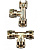 Переходник Ellitech 0704.003203 (Т - переходник, байонет 3х1/4", ) поштучно 