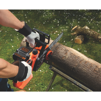 Пила цепная аккум.Black+Decker GKC1825L20-QW (18В,акк2.0 Ач Li-Ion, 25 см, цепь 3/8", 40зв., 1,1мм)