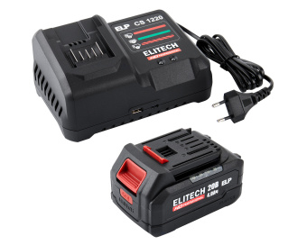 Пила сабельная Elitech HD SSC 2028BL (20В,1х4.0Ач,ELP,0-2800об/м,ход-25.4мм,рез-115мм,2.3кг)