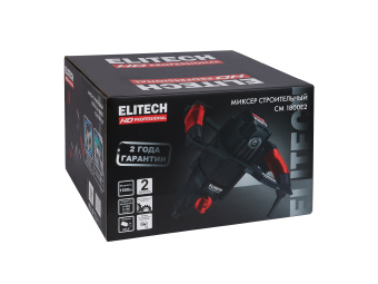 Миксер Elitech HD CM 1800 E2 (1800Вт,М14,0-460\820об\мин,185Нм,6.7кг,кор) 205351