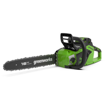 Пила цепная аккум. Greenworks GD40CS18K5 (40V, 40см, бесщет.,  до 1,8КВт, с 1хАКБ 5Ач и ЗУ)2005807UG