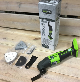 Мультитул аккум. Greenworks G24МТ(QOIS,5000-18000/мин, 3,2*, LED, без АКБ и ЗУ) 3400307