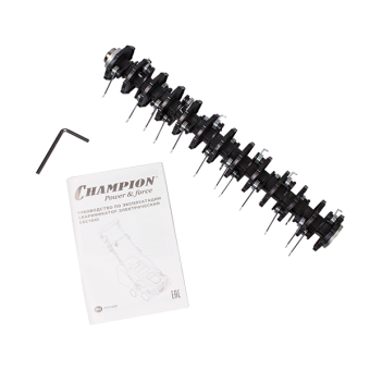 Аэратор электрический СHAMPION ESC1840 (1800Вт, 400мм, 55л, 12кг, 2в1) 4665270182984