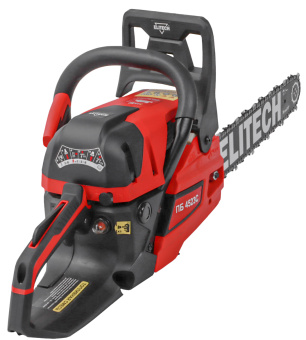 Бензопила Elitech ПБ 4523C (45см3,1.75кВт\2.4л.с.,шина38см,3200-12000об\мин,шаг-0.325",паз-1.3мм)