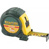 Рулетка KRAFTOOL 5*25мм с нейл. покрытием, обрез. корпус 34122-05-25_z01 