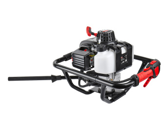 Мотобур  ELITECH HD EA 64ES (2-такт,64см3,2.2кВт/3л.с.,7500об/мин,шнек-ф4-30см,бак1.4л, 11,4кг)