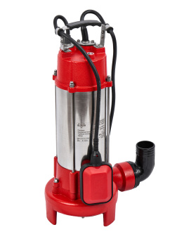 Насос Elitech НПФ 1500Р (погружной, фекальный,1500Вт,24000л/ч,Н=12.5м,гряз/вод(вкл15мм),чугун корпус