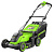 Газонокосилка аккум. Greenworks GD40LM411 (40V, 41см, 1*АКБ 5Ач и ЗУ) 2521007UG