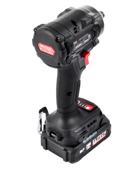 Гайковерт Elitech HD CW2004SL (ударн.,20В,2х2.0Ач,ELP,0-2400у\м,410Нм,кв 1\2",2.1кг,ч,М10-М20,чем)