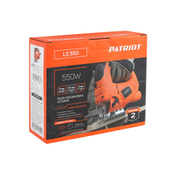 Лобзик PATRIOT LS550 (550 Вт, макс толщина дерева 55мм) 190301550