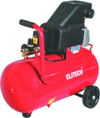 Компрессор Elitech КПМ 200-50 (масл, 220л/м, 1,5кВт, 8бар, 1цилиндр, ресив. 50л, 27кг, ножка,колеса)